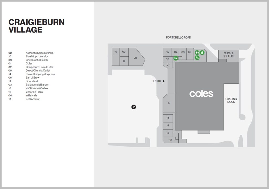 Centre Plan - Craigieburn Village